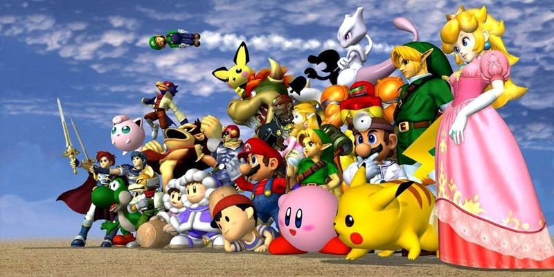 Super Smash Bros. Melee Kapak Resmi Tamamen Oyun Kadrosunun Dışında Yapıldı